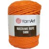 Špagát Macrame Rope 5 MM Oranžová 770
