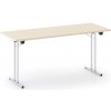 Skladací konferenčný stôl FOLDING, 160x80 cm, buk