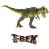 Sticker na tašku Dinosaur/T-Rex, sada 2 ks