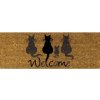 Kokosová rohožka vnútorná Welcome Cats 26 x 75 cm