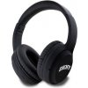 DKNY PU Leather Arch Logo Bezdrátová Sluchátka Black