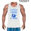 Pánske tielko RANGER® - motív Rybárčenie 01 XXL Modrá