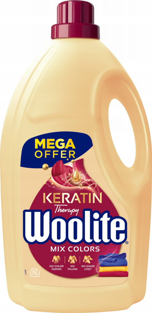 Woolite Keratin Therapy Color gél na pranie 4,5 l 75 PD
