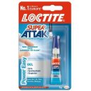 Tmel, silikón a lepidlo LOCTITE Super Attak Power Easy Gel 3 g