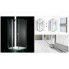 Aquatek GLASS A GLASSA3CH9063 (Sprchový kút GLASS A3 90x90)