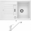 Blanco ZIA 45 S biela + excentrické ovládanie + Blanco DARAS biela 517724