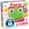Dohány veľké detské kocky mix farma 9 ks 601-2