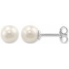 THOMAS SABO náušnice Pearl H1430-028-14