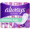 Always Dailies Singles Normal To Go Fresh Intímky 20 ks