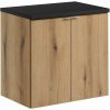 Súprava skrinka Comad Nova Oak NOVA OAK A 82-60-2D, doska Comad Nova Black NOVA BLACK B 89-60