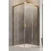 RADAWAY IDEA GOLD KDD 110cm ľavé dvere do kombinácie / sprchový kút rohový, profil zlatý, sklo číre, 387063-09-01L
