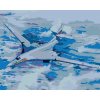zuty Maľovanie podľa čísel - Lietadlo, 100x80 cm, bez rámu a bez vypnutia plátna (8596530015260)