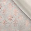 Takoy Látka zamat / velvet Doris Glamour šedý s ružovou-NS-15181