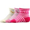VoXX® Fredíček Dojčenské priedušné ponožky - 3 páry BM000000640200100686 mix pruhy/dievča 14-17 (9-11)