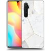 Picasee silikónový prehľadný obal pre Xiaomi Mi Note 10 Lite - White tile