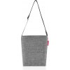 reisenthel taška cez rameno S taška cez rameno tote bag taška cez rameno taška polyesterová tkanina Twist Strieborná 4 7 l HY7052