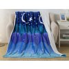 XPOSE® Mikroplyšová deka POLNOC s baránkom 200x220 cm, Mikroplyš s baránkom
