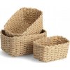 Zeller Úložné koše, papírová vazba, 3 kusy
