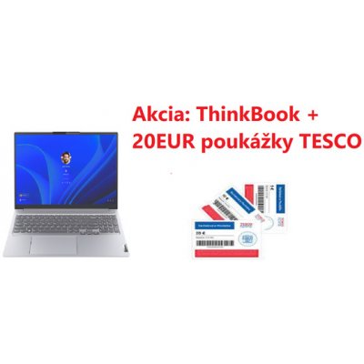 Lenovo ThinkBook 16 G4+ IAP i5-1240P 16.0" WQXGA matný UMA 16GB 512GB SSD W11Pro šedý 3y CI 21CY002CCK