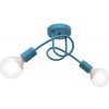 Helam | Detský prisadený luster OXFORD 2xE27/15W/230V modrá | HE0237
