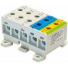 F-ELEKTRO Svorka univerzálna 10x35mm2 5-pólová šedá/modrá/zeleno-žltá - UK 35/3x1A+1N+1PE (F2.0307)
