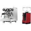 Rocket Espresso Mozzafiato Cronometro V + Eureka Mignon Silenzio, BL ferrari red