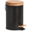 Zeller Present Kozmetický kôš, 3 l, čierny, softclose, 18910