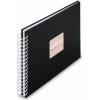 Hama Fine Art Spiral NewBlack 28x24 50 weiße Seiten 9831