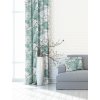 Záves dekoračný alebo látka, Soft Diament, tyrkysovozelený, 150 cm 150 cm