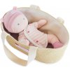 Doudou Julijou Pola v tašce do kočárku 28 cm
