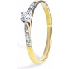 Blink-Blink Zlatý prsteň s diamantmi 0.11 ct 1406ZDG