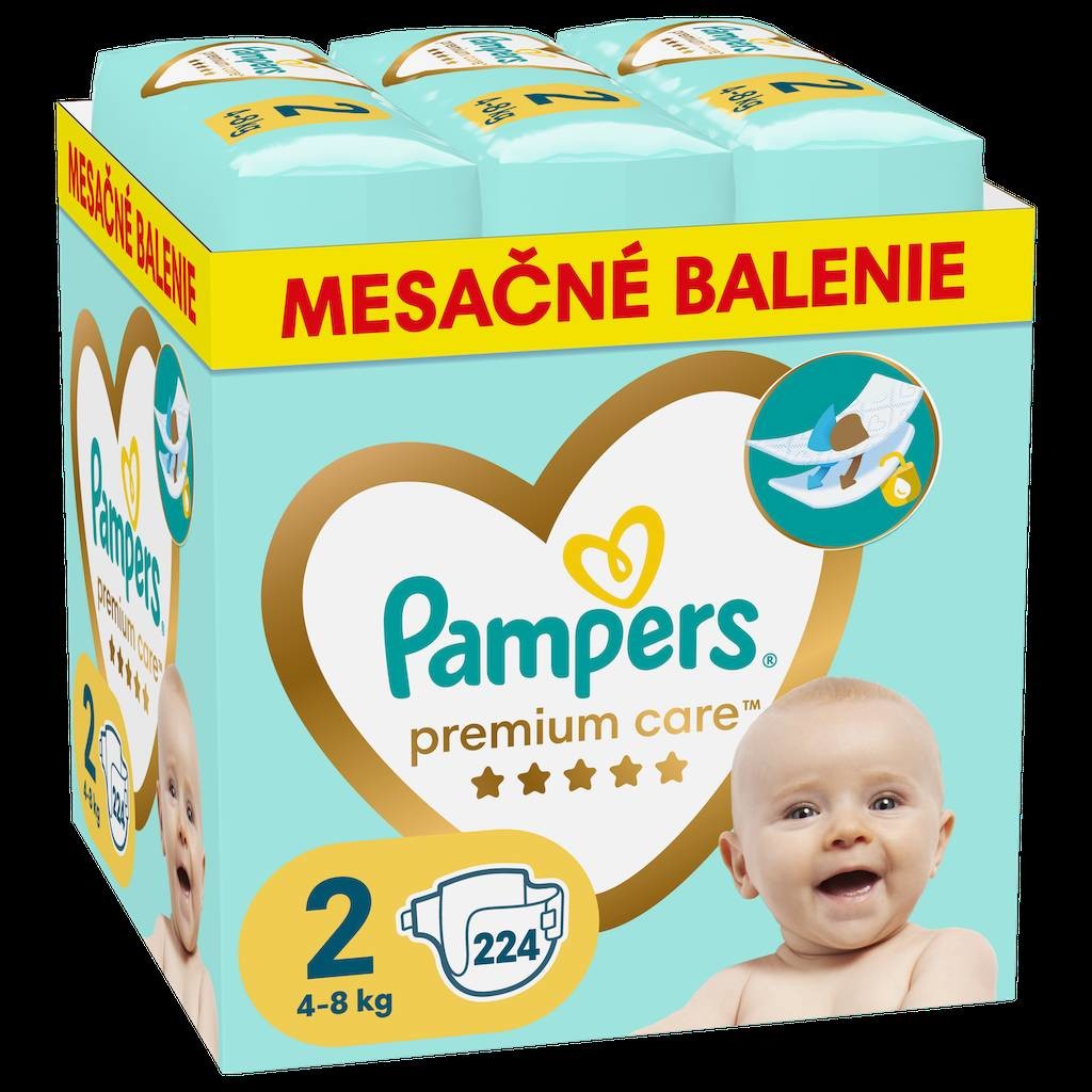 Pampers Premium Care 2 224 ks