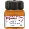 Kreul Classic Farba na sklo a porcelán Mettalic Gold Bronze 20 ml 1 ks