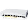 Cisco Catalyst switch C1300-8FP-2G (8xGbE,2xGbE/SFP combo,8xPoE+,120W,fanless)