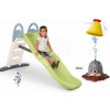 Set šmykľavka s dvojitou vlnou a vodná hra Krtko Funny Toboggan Life Smoby dĺžka šmyku 200 cm s vodotryskom