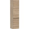 Hansgrohe Xelu Q Vysoká skrinka 40x165x35 cm, 2 dvierka, pánty vpravo, prírodný dub/matná čierna 54141670-HG