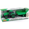 Polesie Polesie 91260 Traktor Inerciální postup s valníkem zelený v krabici