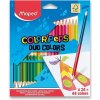 Farebné ceruzky trojhr.Maped Color Peps Duo 48 farieb