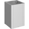 Biohort vyvýšený záhon Belvedere MAXI 77 cm - tmavosivá metalická - 53 x 53 x 77 Biohort