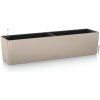 Lechuza geobra Kvetináč Lechuza Balconera Color ALL-IN-ONE-SET Farba: Béžová/Krémová, Veľkosť: 80 (79 x 19 / 19 cm)