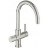 Grohe Red - Páková drezová batéria Duo, supersteel - 30033DC0