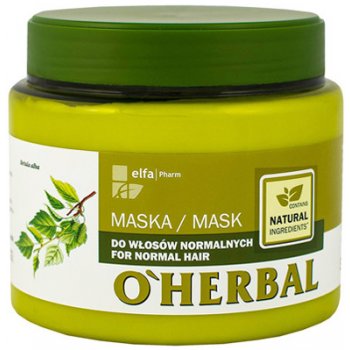 O'Herbal Betula Alba maska pre normálne vlasy (Healthy-Looking Hair) 500 ml