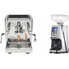 ECM Technika V Profi PID, oliva + Eureka Atom 60, chrome