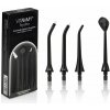 VITAMMY Hydra Sada multifunkčných náhradných násad na zubnú sprchu, čierna