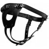 Master Series Ass Holster Anal Plug Harness, čierny nastaviteľný postroj pre análne kolíky