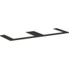 Hansgrohe Xelu Q doska 156 x 55 x 1,6 cm diamantová matná šedá 54112910
