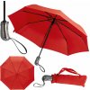 Automatický, skladací, vetru odolný dáždnik, priemer 96 cm , Black Farba: Red
