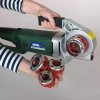 Závitořez elektrický na trubky 1800W + sada 4ks řezných hlavic DEDRA DED7511 + Dárek, servis bez starostí v hodnotě 300Kč