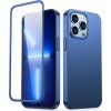 Kryt Joyroom 360 Full Case pre iPhone 13 Pro, predný a zadný + ochranné sklo z tvrdeného skla, modrý (JR-BP935 modrý)