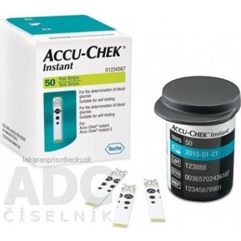 Accu-Chek Instant 50 testovacie prúžky do glukomera 50 ks
